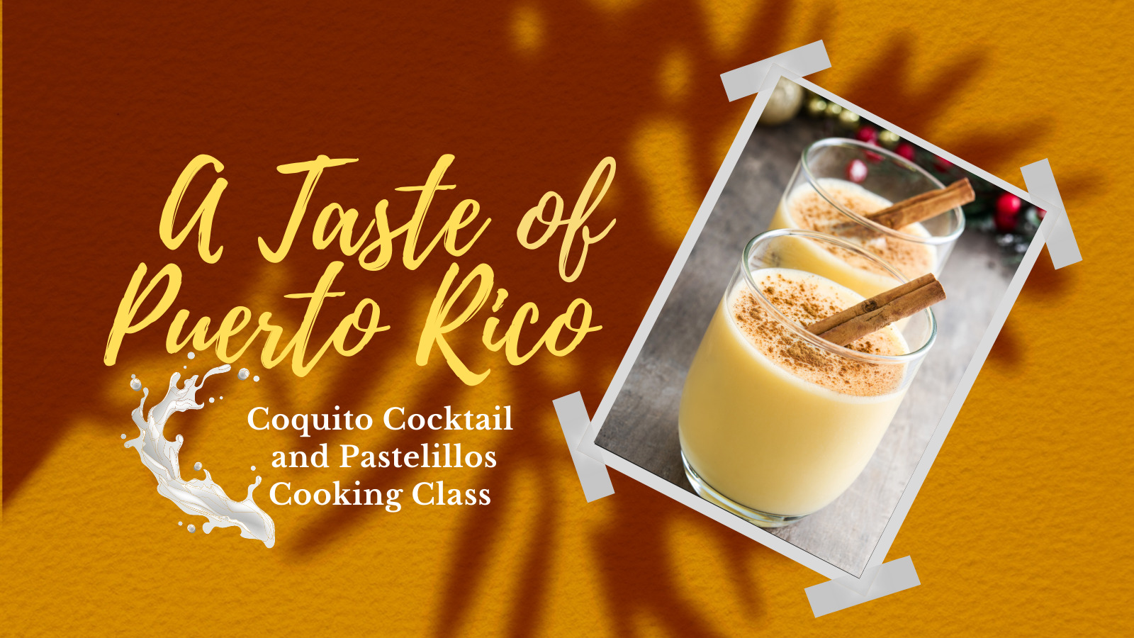 Holiday Coquito Making Class